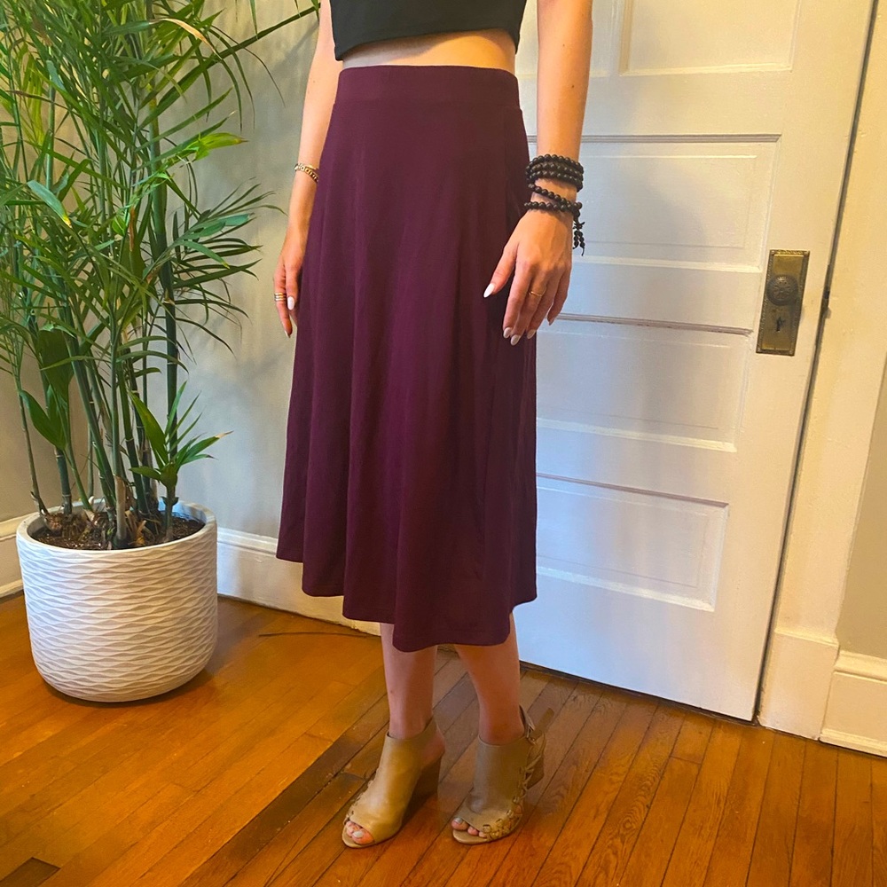 Gap Plum Midi Skirt